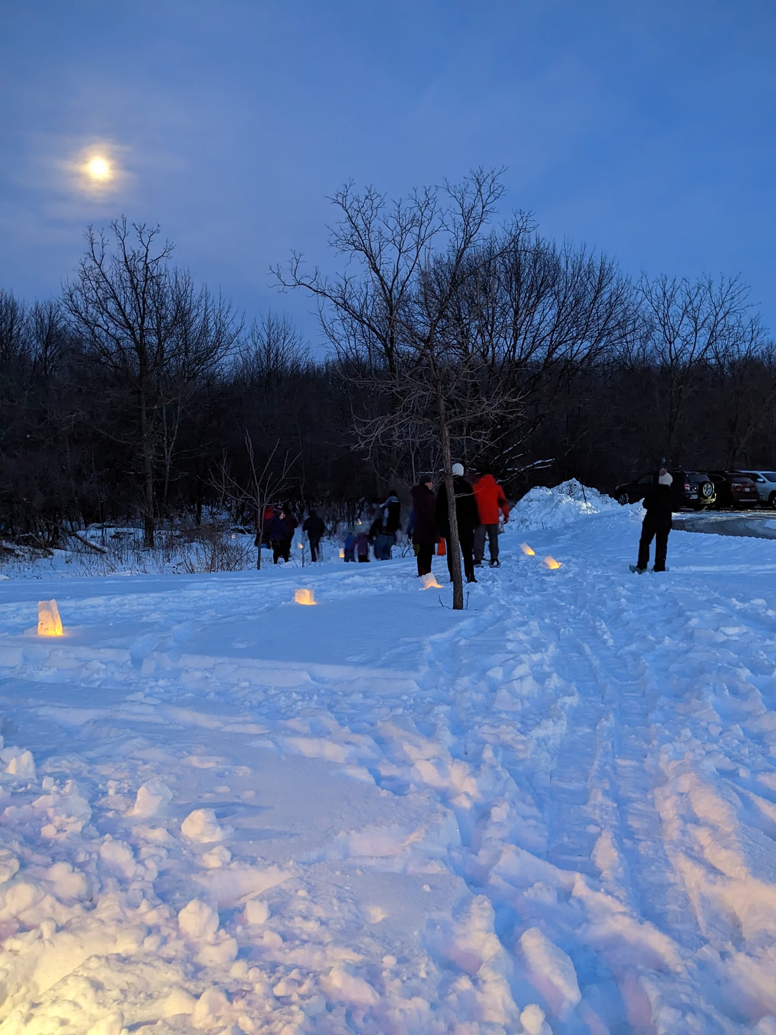 Candlelight Ski, Snowshoe, & Hike Friends of Blue Mound State Park