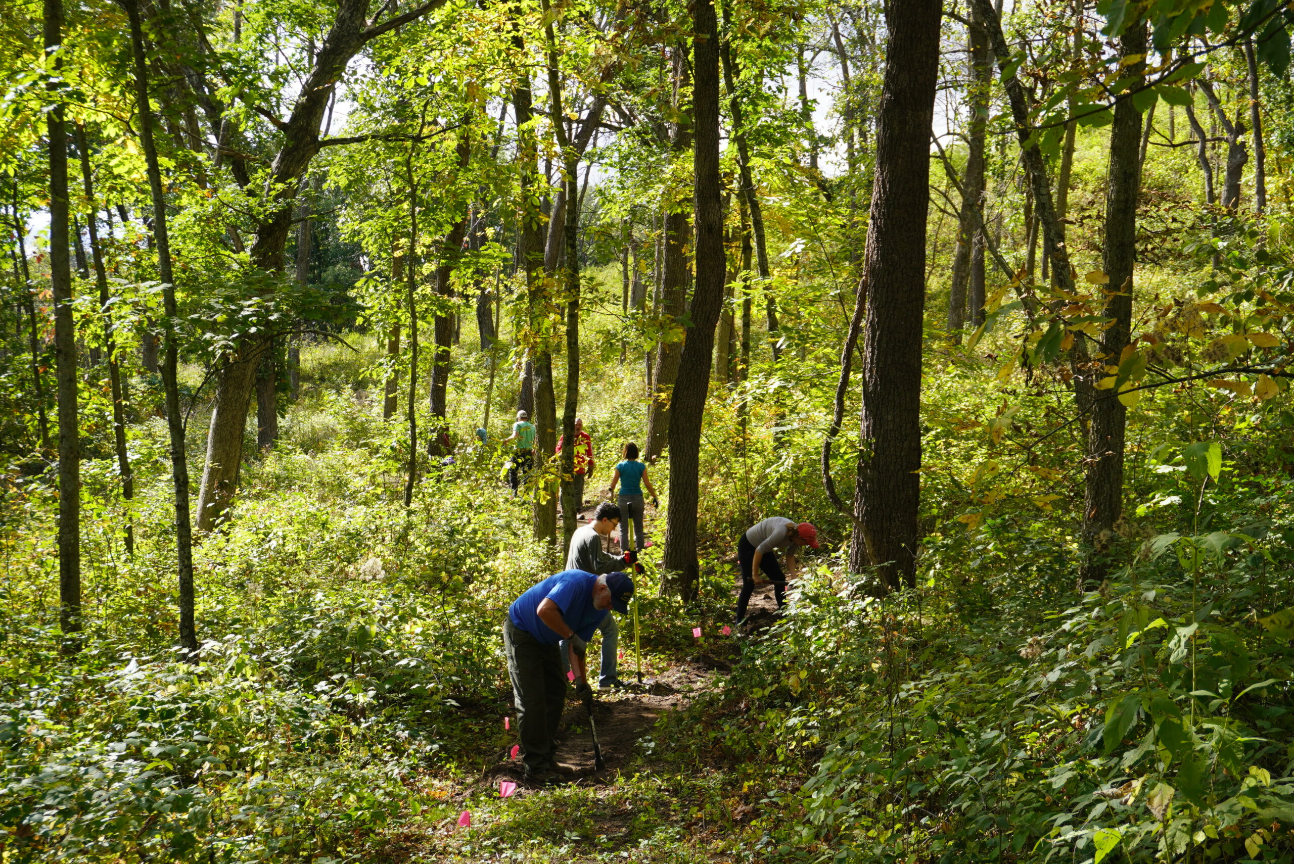 Building the Driftless Trail Friends of Blue Mound State Park